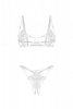 OBSESSIVE Luise Sublim White komplet 2-cz otwarty